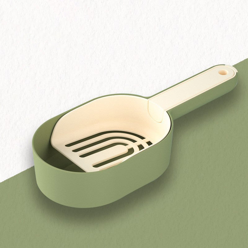 Self-Cleaning Cat Litter Scoop & Shovel