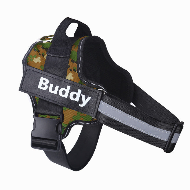 Custom No-Pull Dog Harness – Reflective & Adjustable