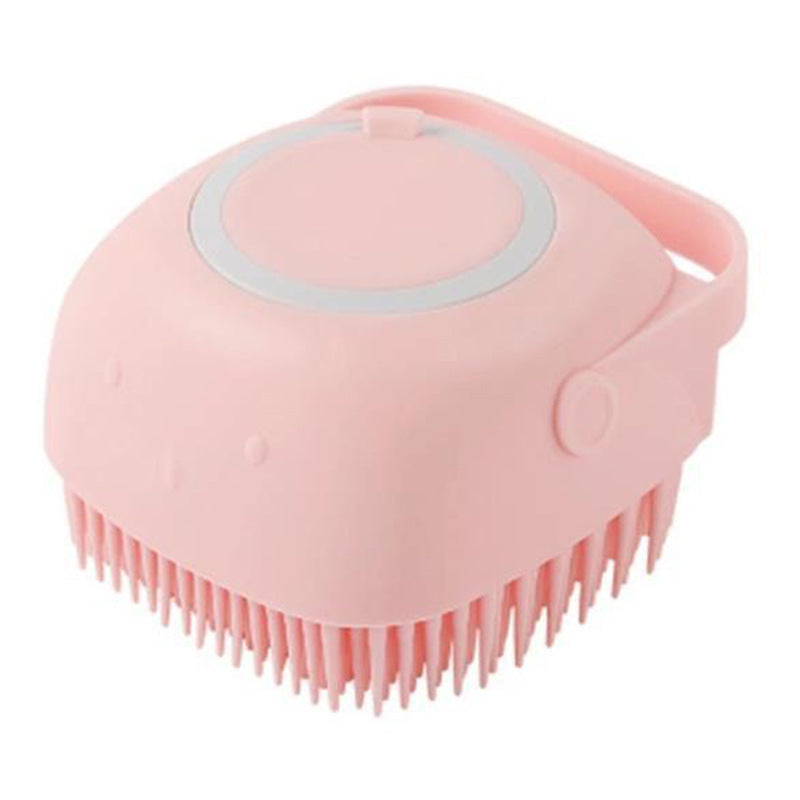 Silicone Dog Bath Brush – Massage & Grooming Tool