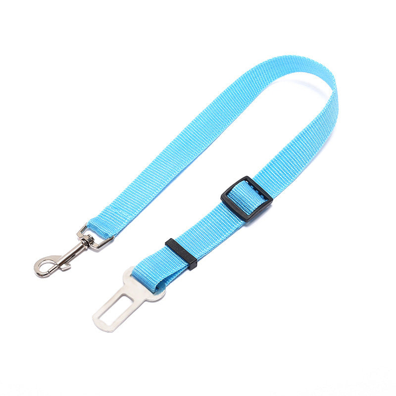 Fixed Strap Polyester Dog Car Seat Leash