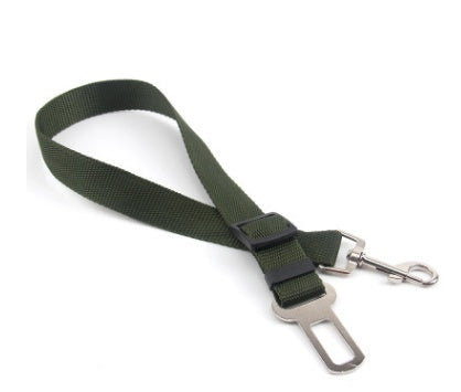Fixed Strap Polyester Dog Car Seat Leash