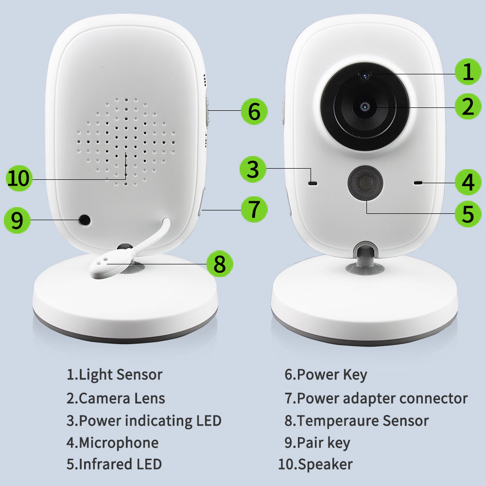 3.2 Inch Digital wireless Baby Monitor