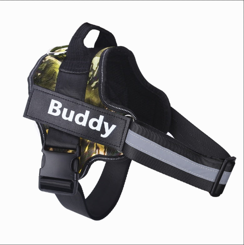 Custom No-Pull Dog Harness – Reflective & Adjustable