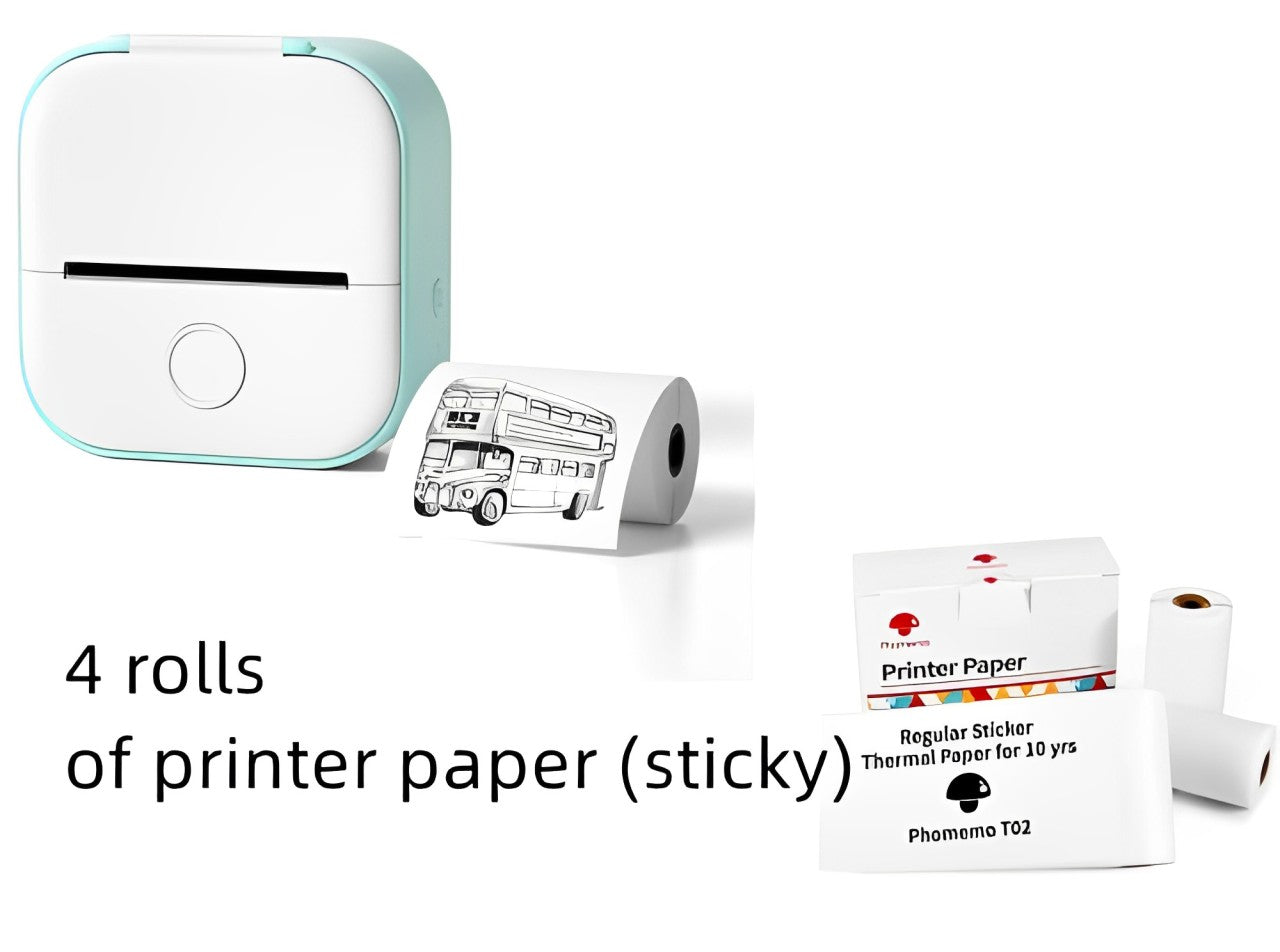 T02 Portable Bluetooth Thermal Printer