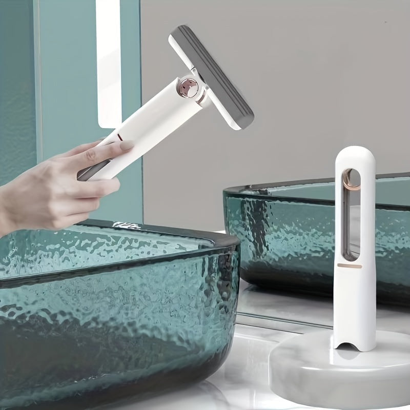 Compact Self-Squeeze Mop – Hands-Free, High Absorbency, Multi-Surface Cleaner