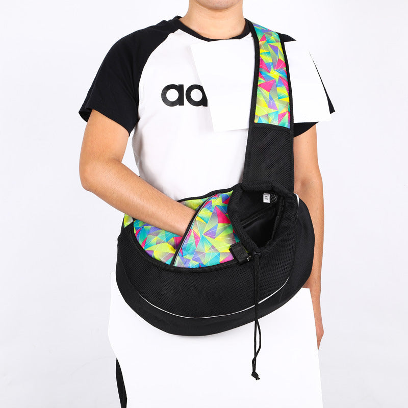 Portable Pet Carrier Bag – Crossbody for Dogs & Cats