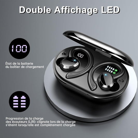 Wireless Smart 52 Bluetooth earbuds with Digital Display