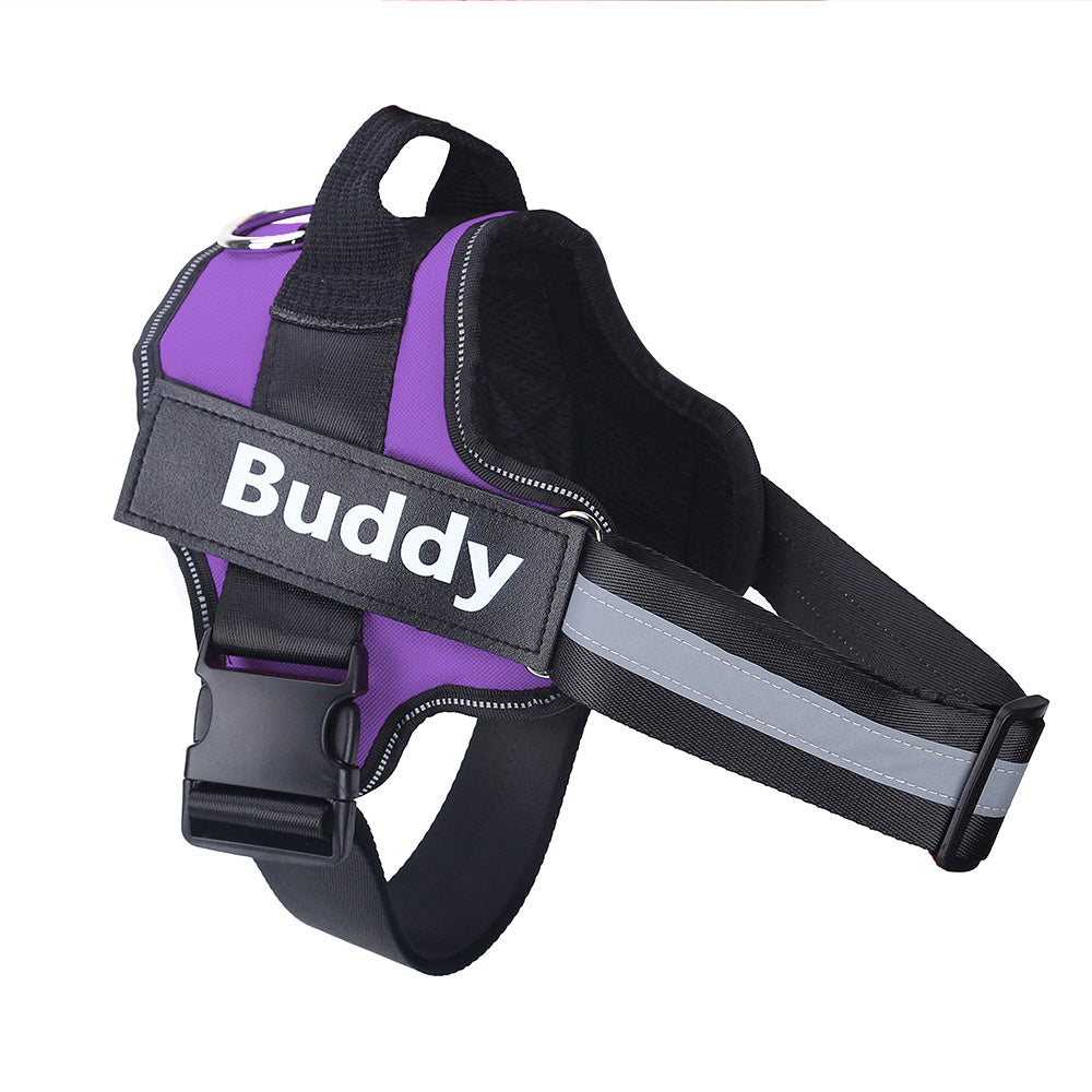 Custom No-Pull Dog Harness – Reflective & Adjustable