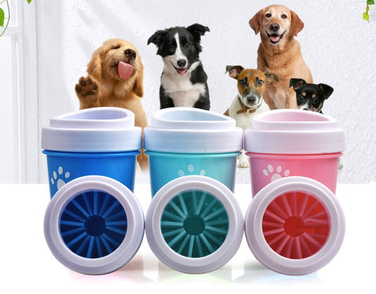 Pet Dog Manual Foot Care Cleaning
