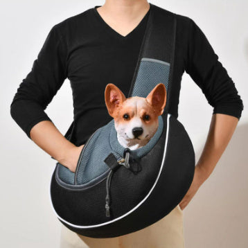 Portable Pet Carrier Bag – Crossbody for Dogs & Cats