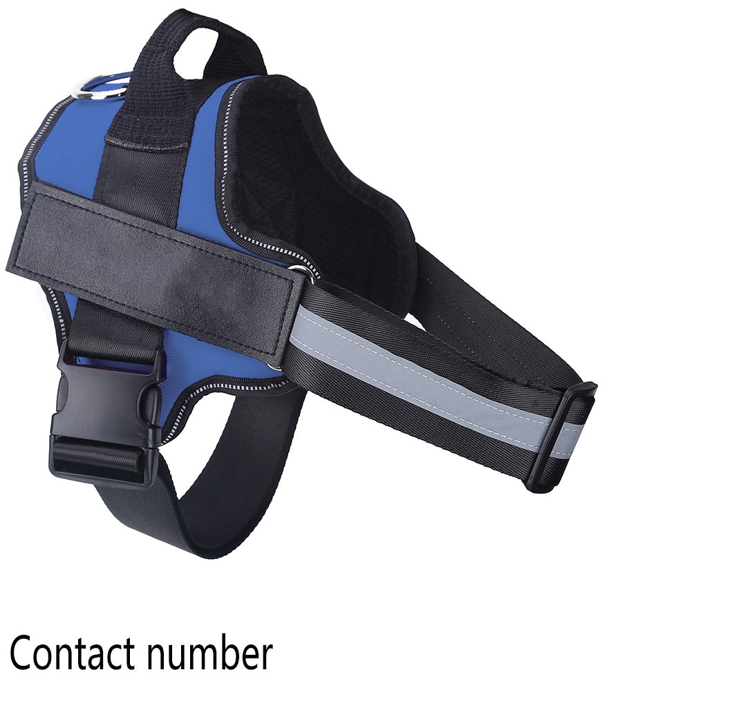 Custom No-Pull Dog Harness – Reflective & Adjustable