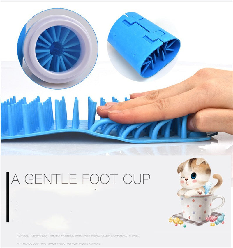 Pet Dog Manual Foot Care Cleaning