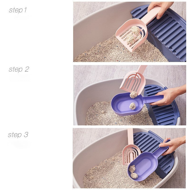 Self-Cleaning Cat Litter Scoop & Shovel