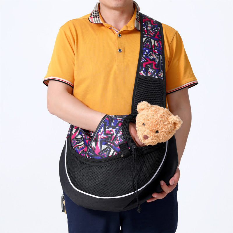 Portable Pet Carrier Bag – Crossbody for Dogs & Cats