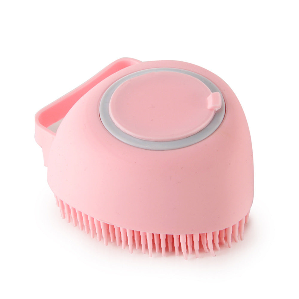 Silicone Dog Bath Brush – Massage & Grooming Tool