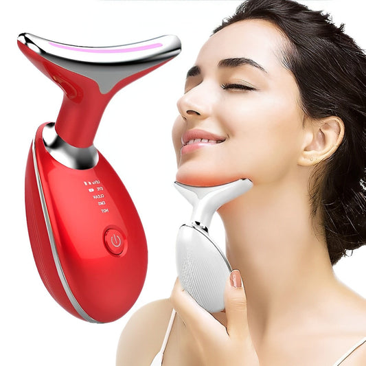 EMS Thermal Neck Lifting And Tighten Massager with LED PhotonTherapy