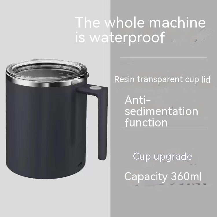 Rechargeable Automatic Mixing Coffee Cup with Cover