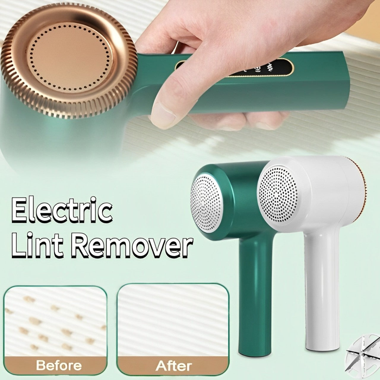 Electric Lint Remover - Rechargeable Pellet Fabric Shaver