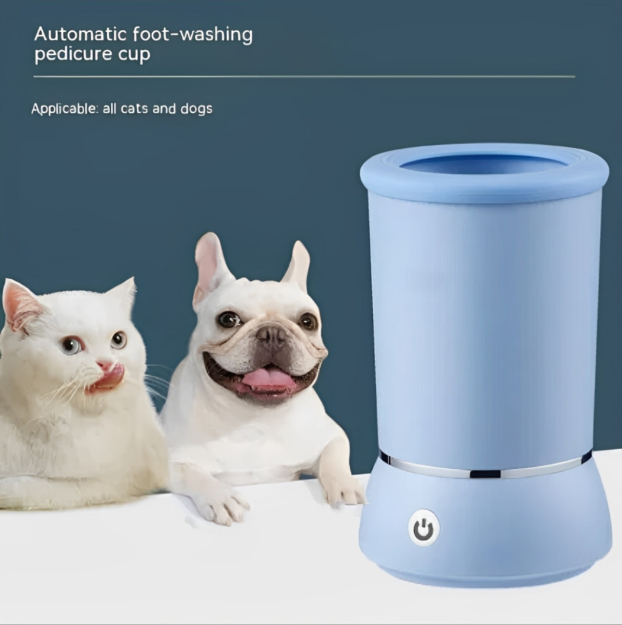 Automatic Electric Pet Paw Cleaner – Easy Foot Washing for Dogs & Cats