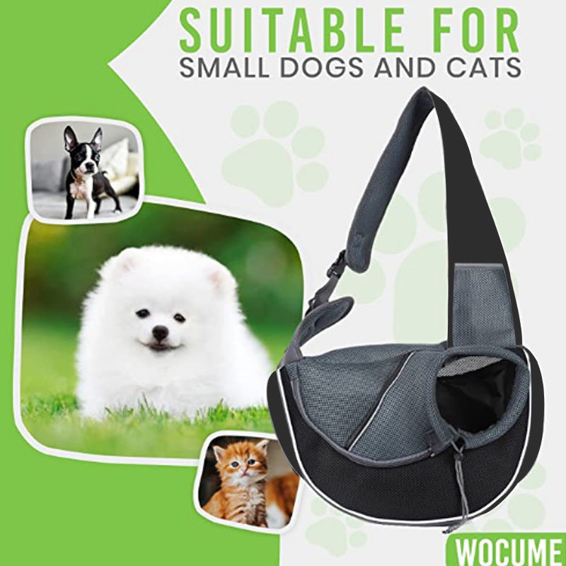 Portable Pet Carrier Bag – Crossbody for Dogs & Cats