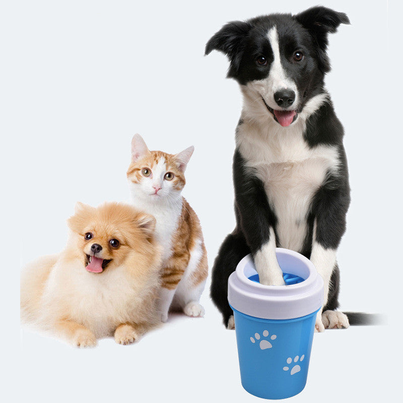Pet Dog Manual Foot Care Cleaning