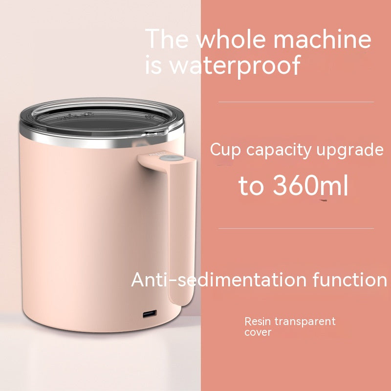 Rechargeable Automatic Mixing Coffee Cup with Cover