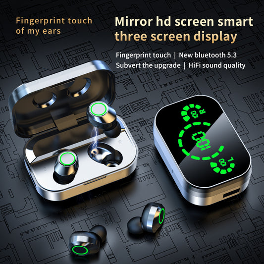 Wireless Bluetooth Headset with  Digital Display