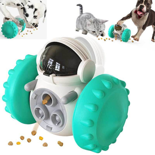 Interactive Pet Slow Feeder Toy Car & IQ Training