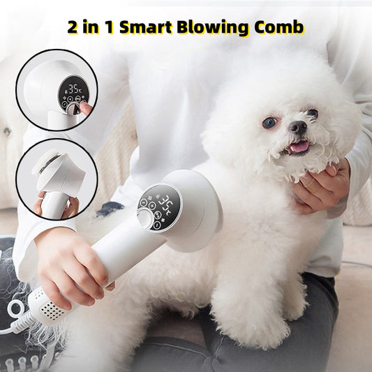 2in1 Smart Pet Hair Dryer- Blow and Comb